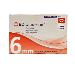 BD Micro-Fine Ultra (6mm)