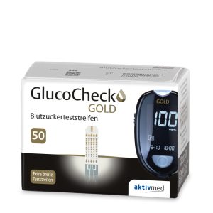 GlucoCheck Gold Blutzuckerteststreifen
